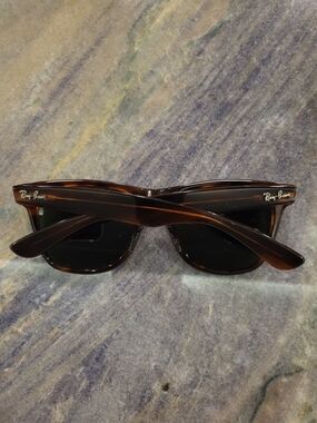 Ray-Ban Wayfarer Sunglasses in Tortoise with Black Lenses